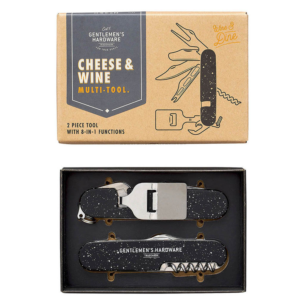 Gentlemen's Hardware Cheese And Wine Tool