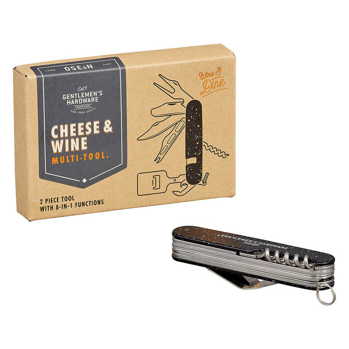Gentlemen's Hardware Cheese And Wine Tool