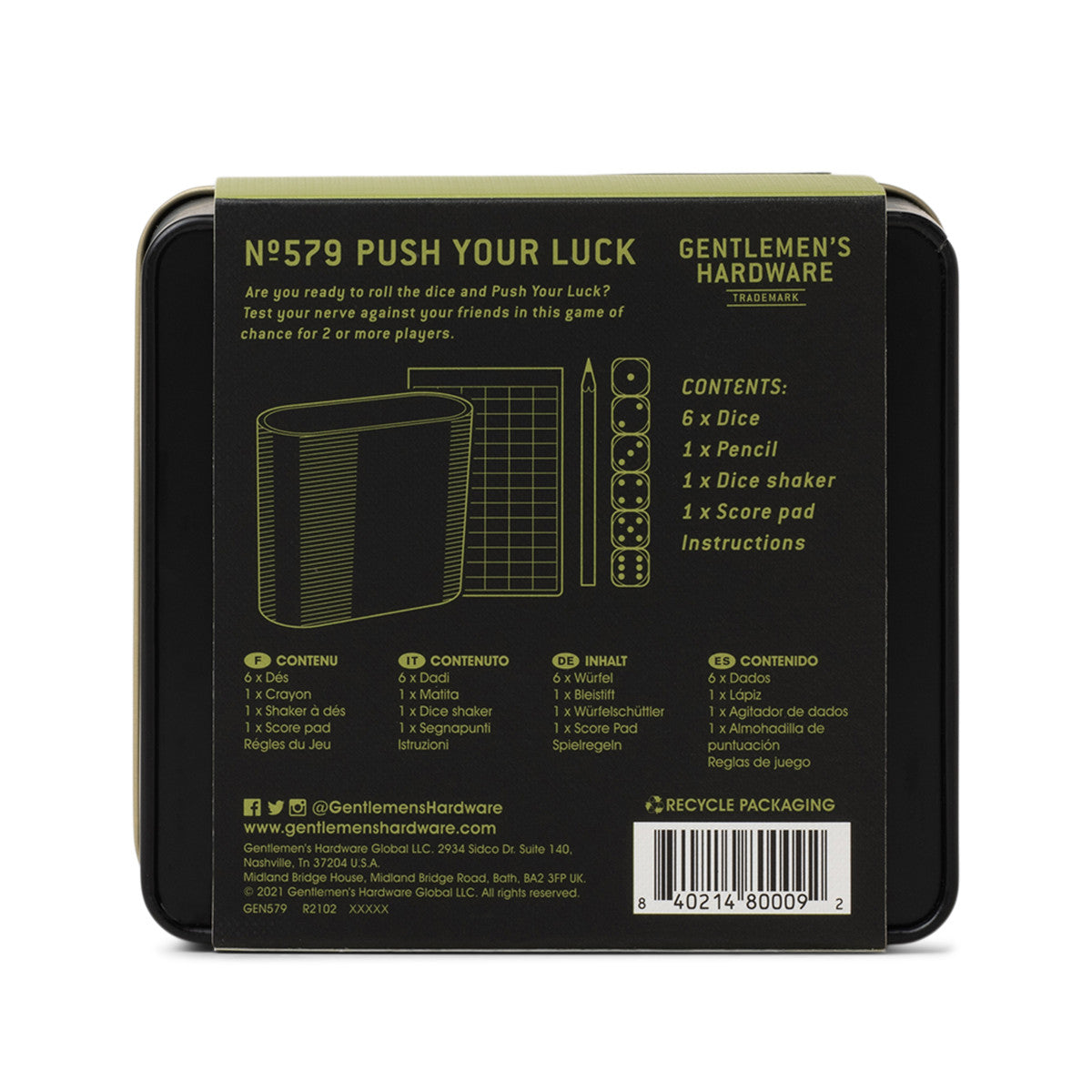 Gh Push Your Luck Dice Game