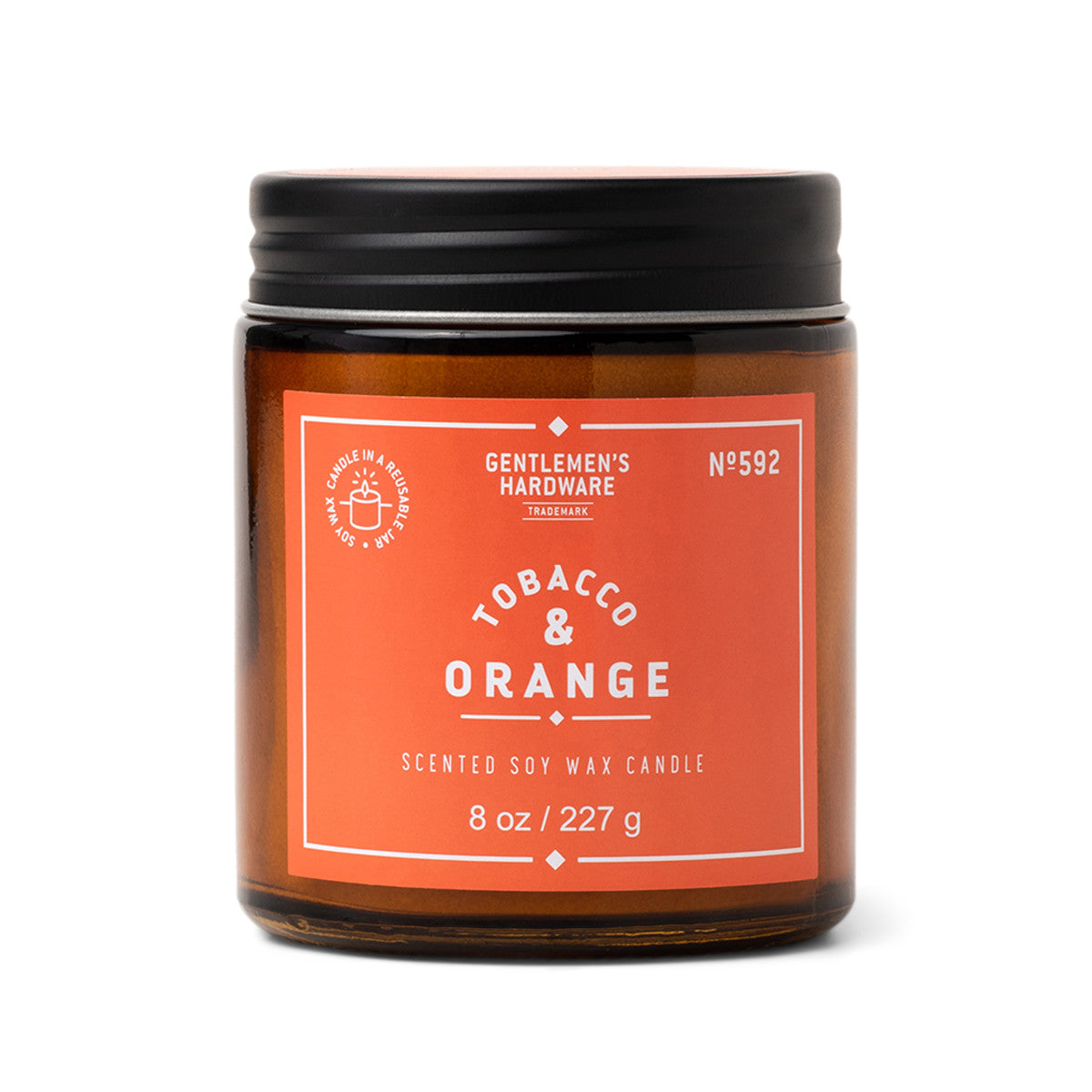 Tobacco & Orange Soy Wax Candle