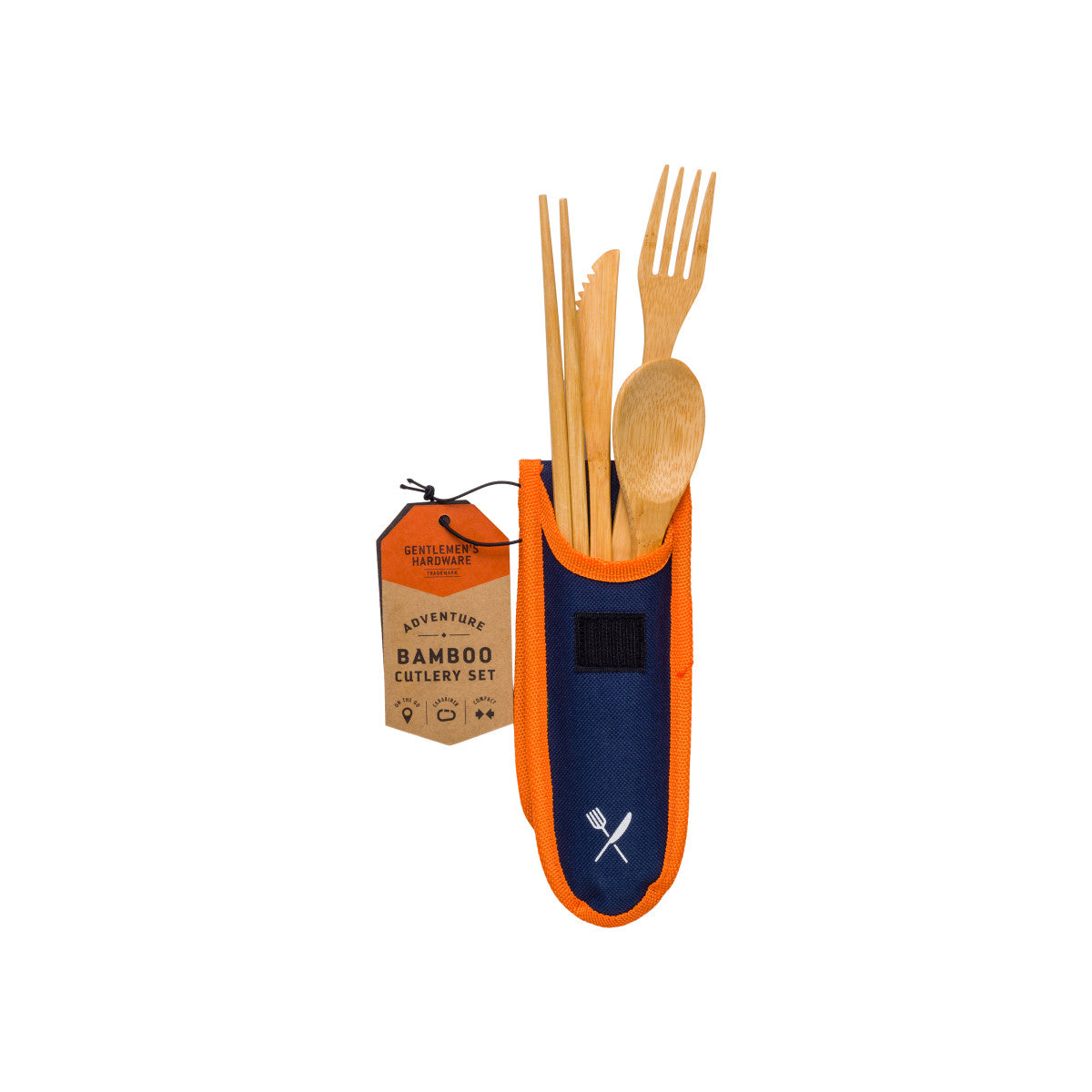 Gentlemen's Hardware Travel Bamboo Cutlery Set