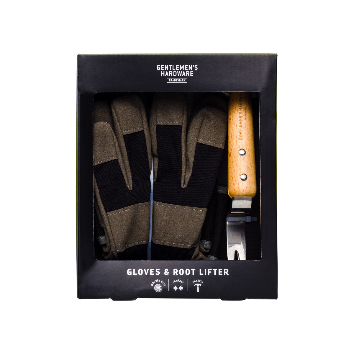 Gentlemen's Hardware Leather Gloves and Root Lifter