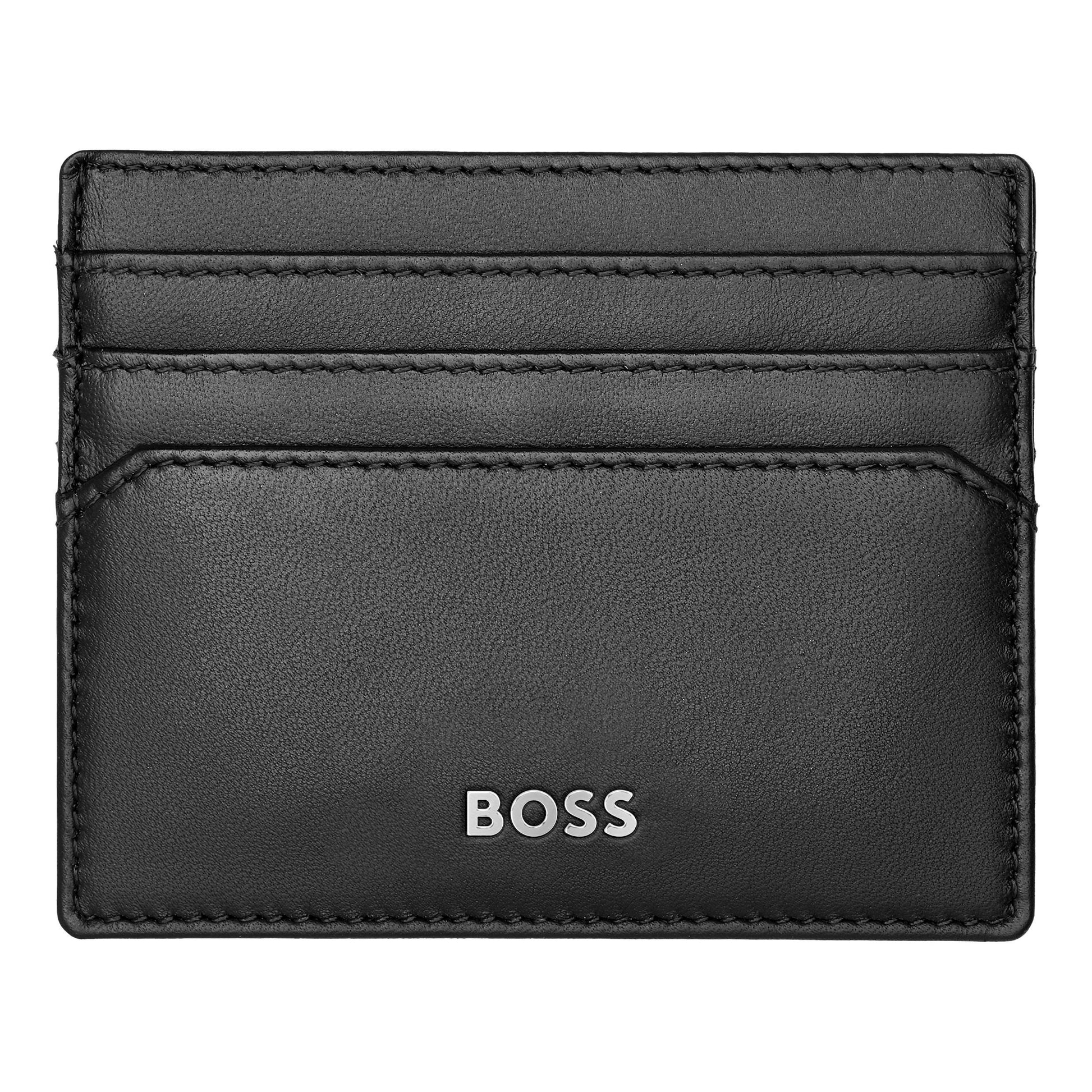 Hugo Boss Leather Card holder Classic Smooth Black