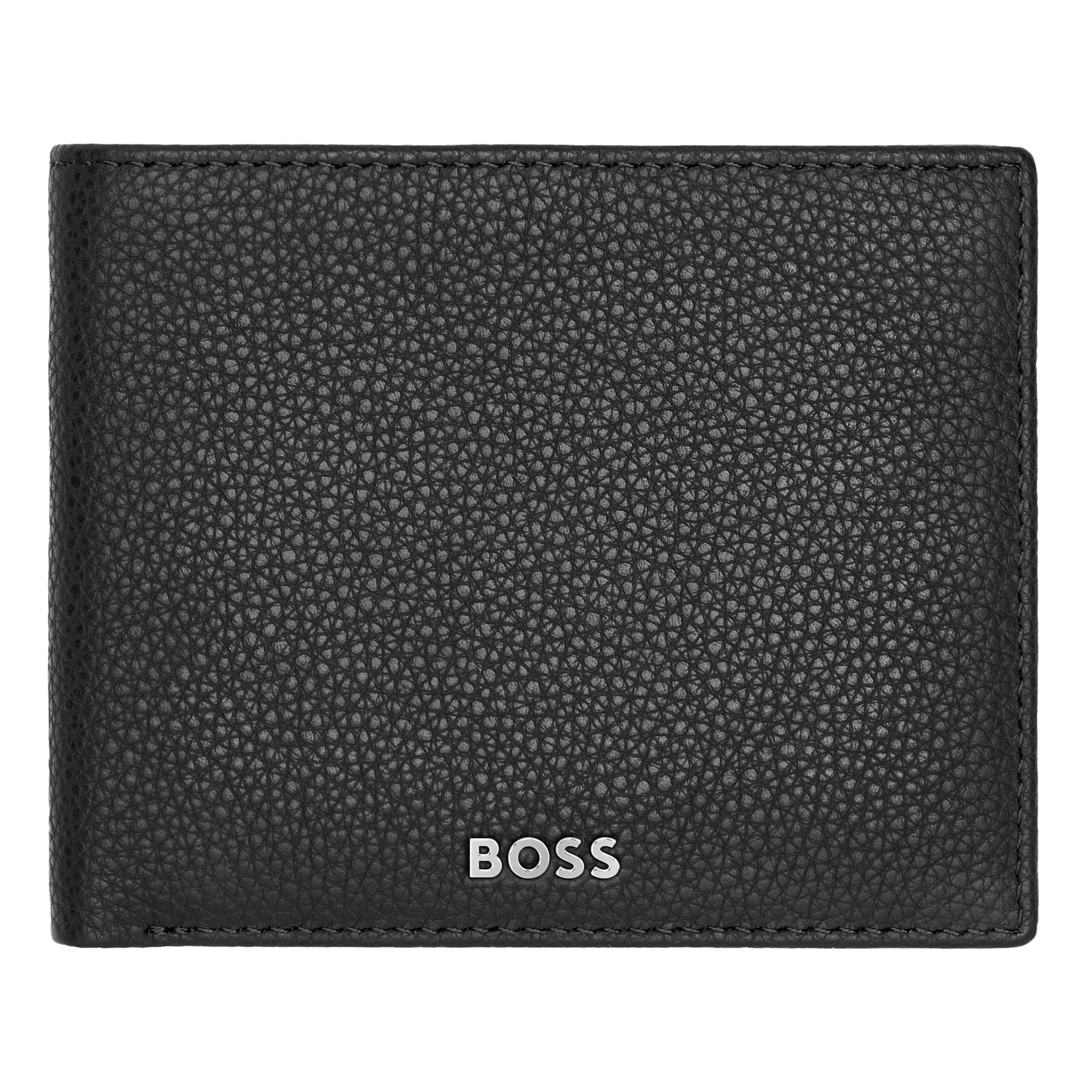 Hugo Boss Coin purse Leather Wallet Classic Grained Black