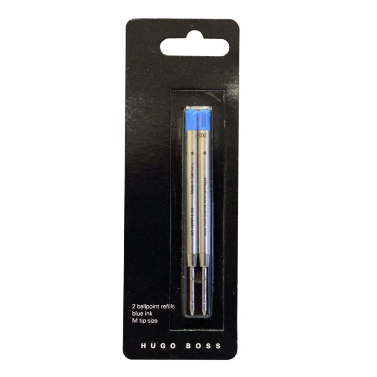 Hugo Boss 2pk Ballpoint Metal refill Blue