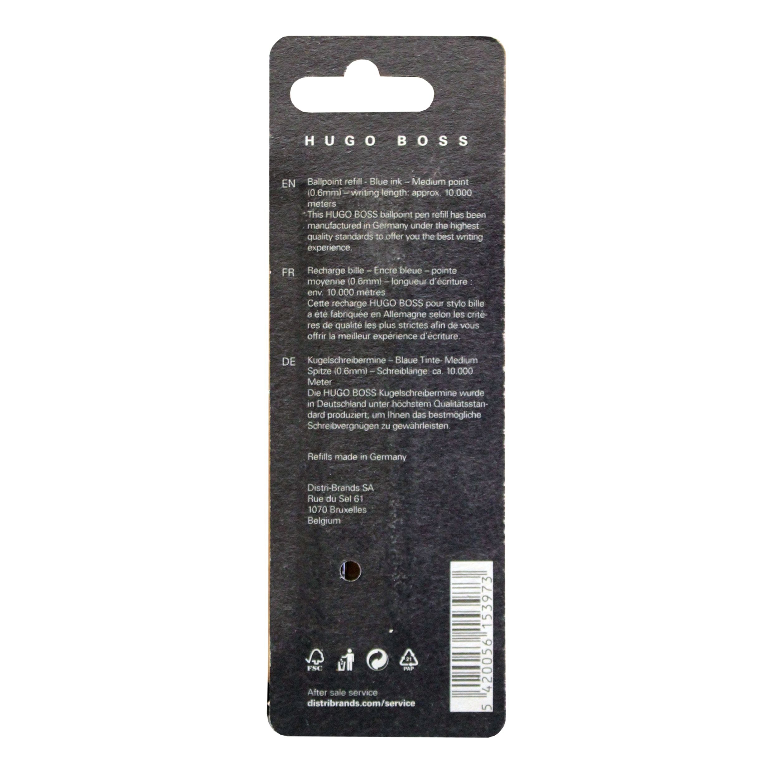 Hugo Boss 2pk Ballpoint Metal refill Blue