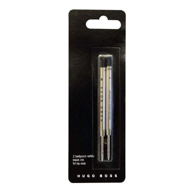 Hugo Boss 2pk Ballpoint Metal refill Black