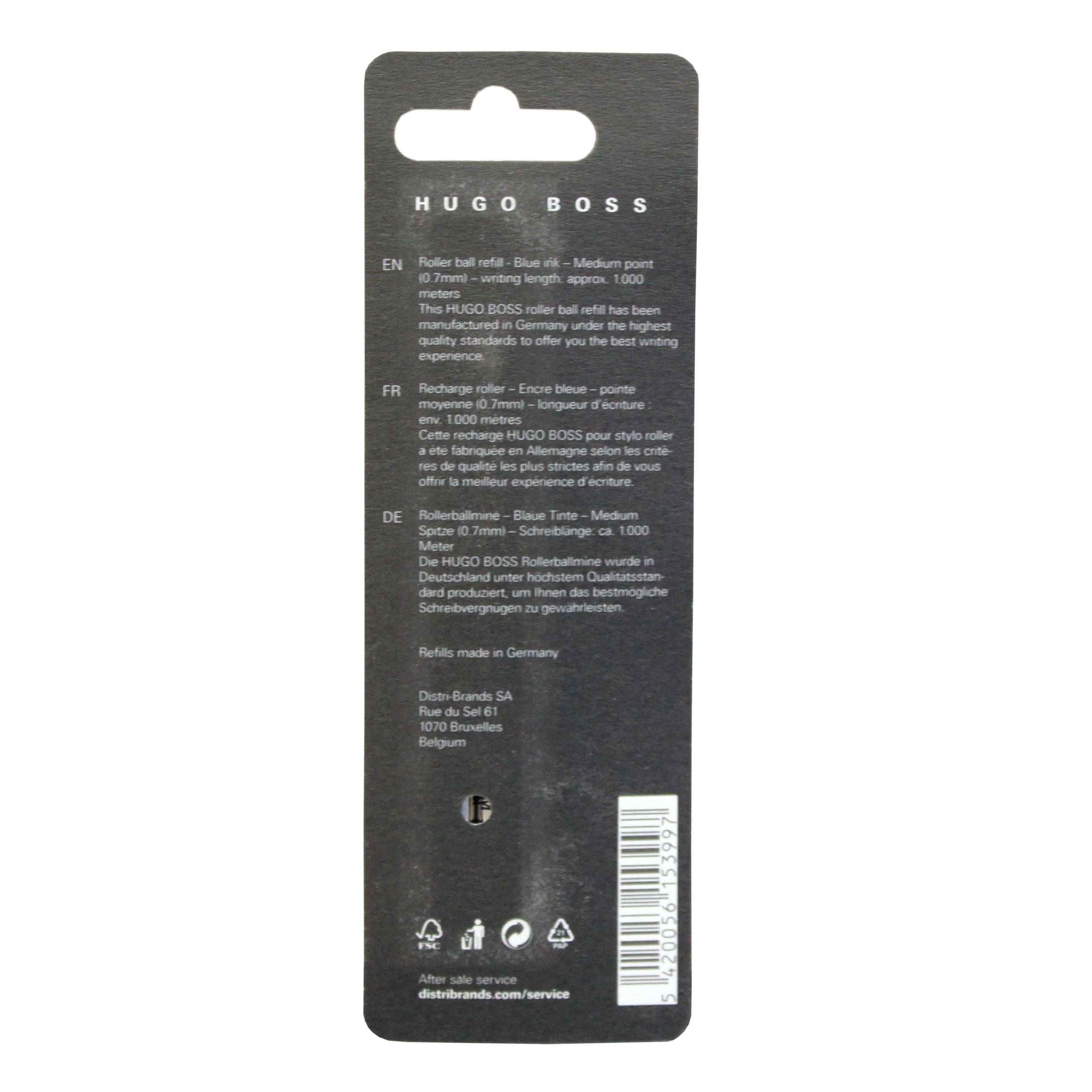 Hugo Boss 2pk Roller Metal Refill Blue