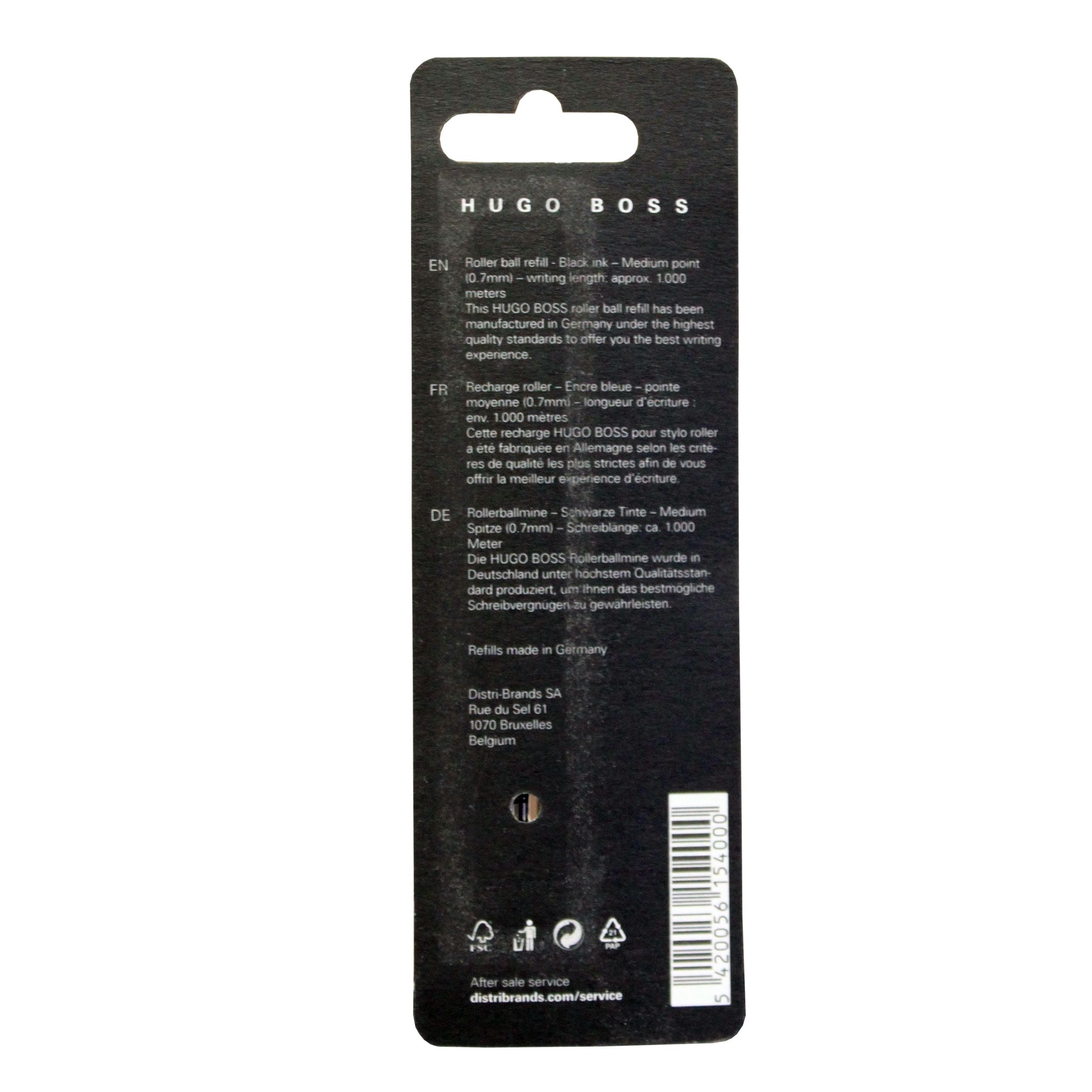 Hugo Boss 2pk Roller Metal refill Black