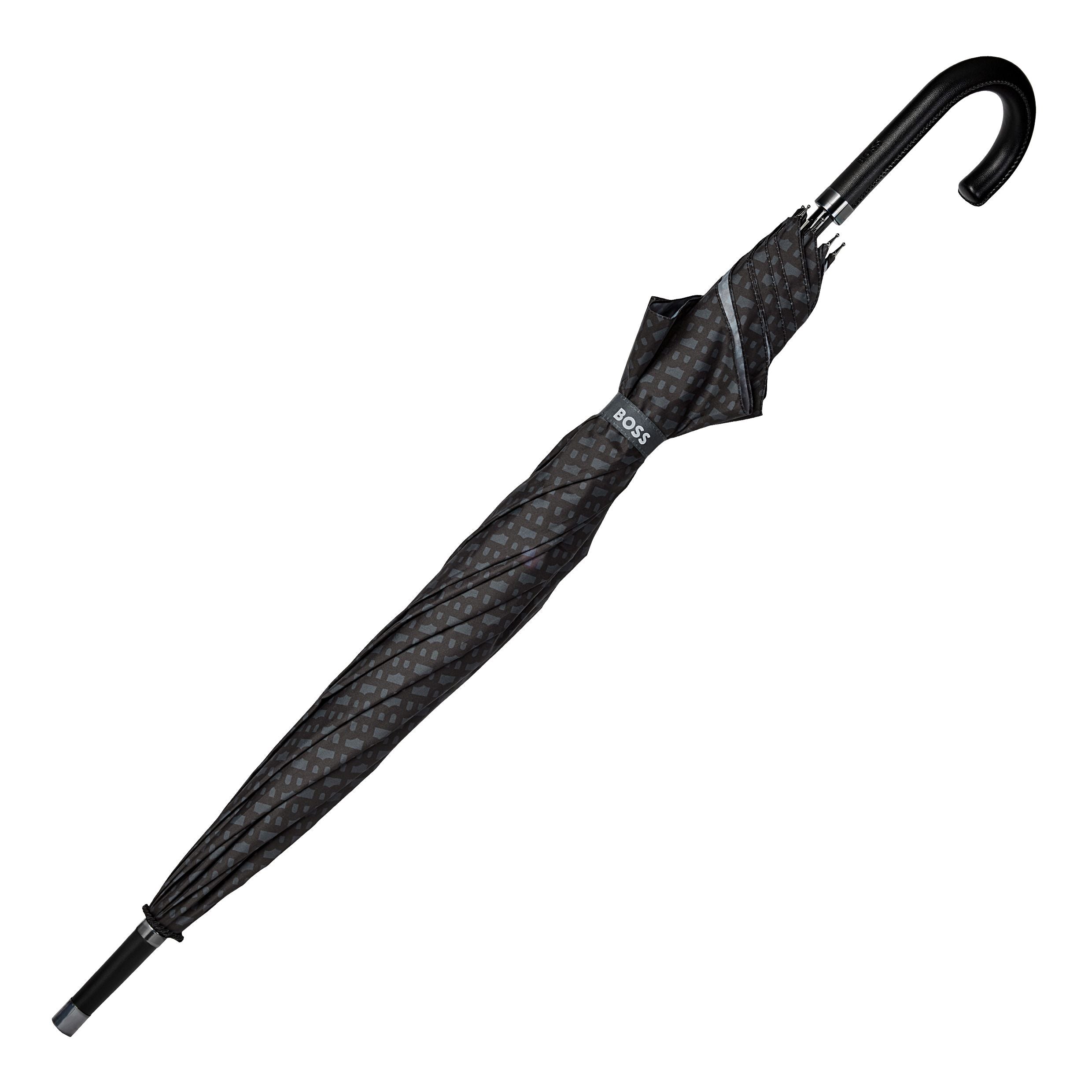 Hugo Boss Dark Grey Monogramme Umbrella