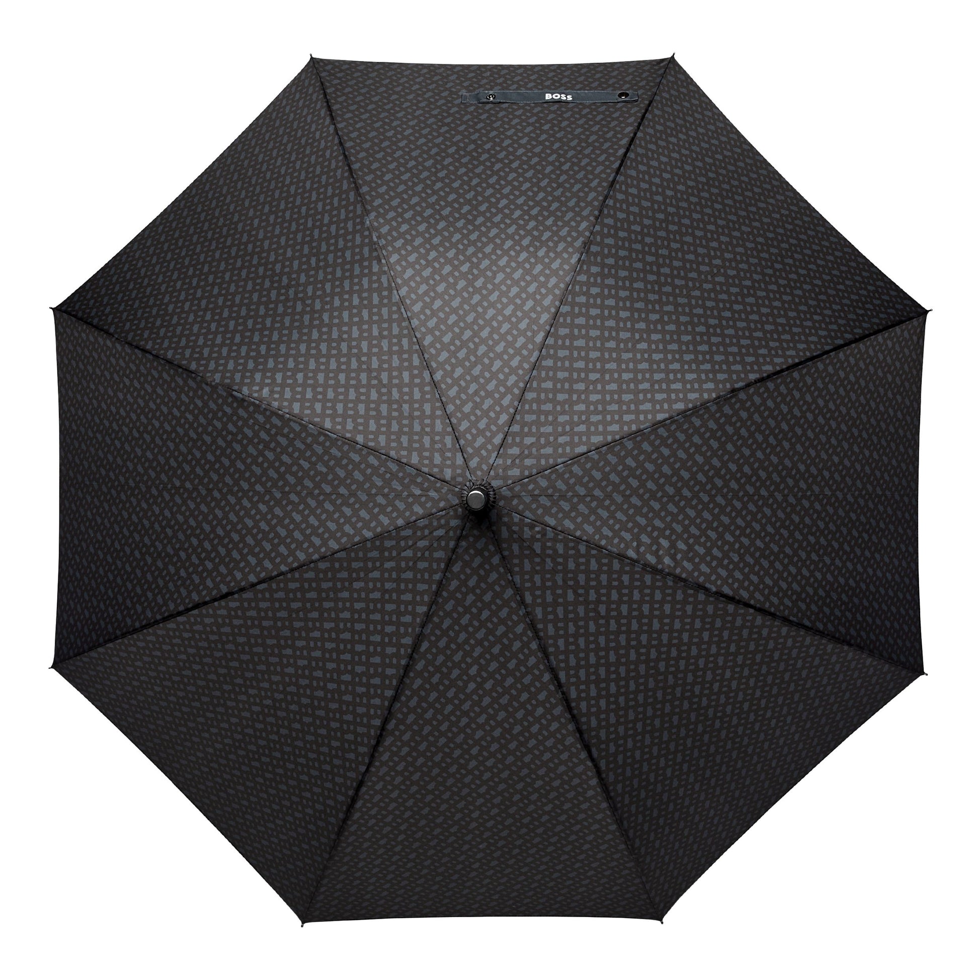 Hugo Boss Dark Grey Monogramme Umbrella
