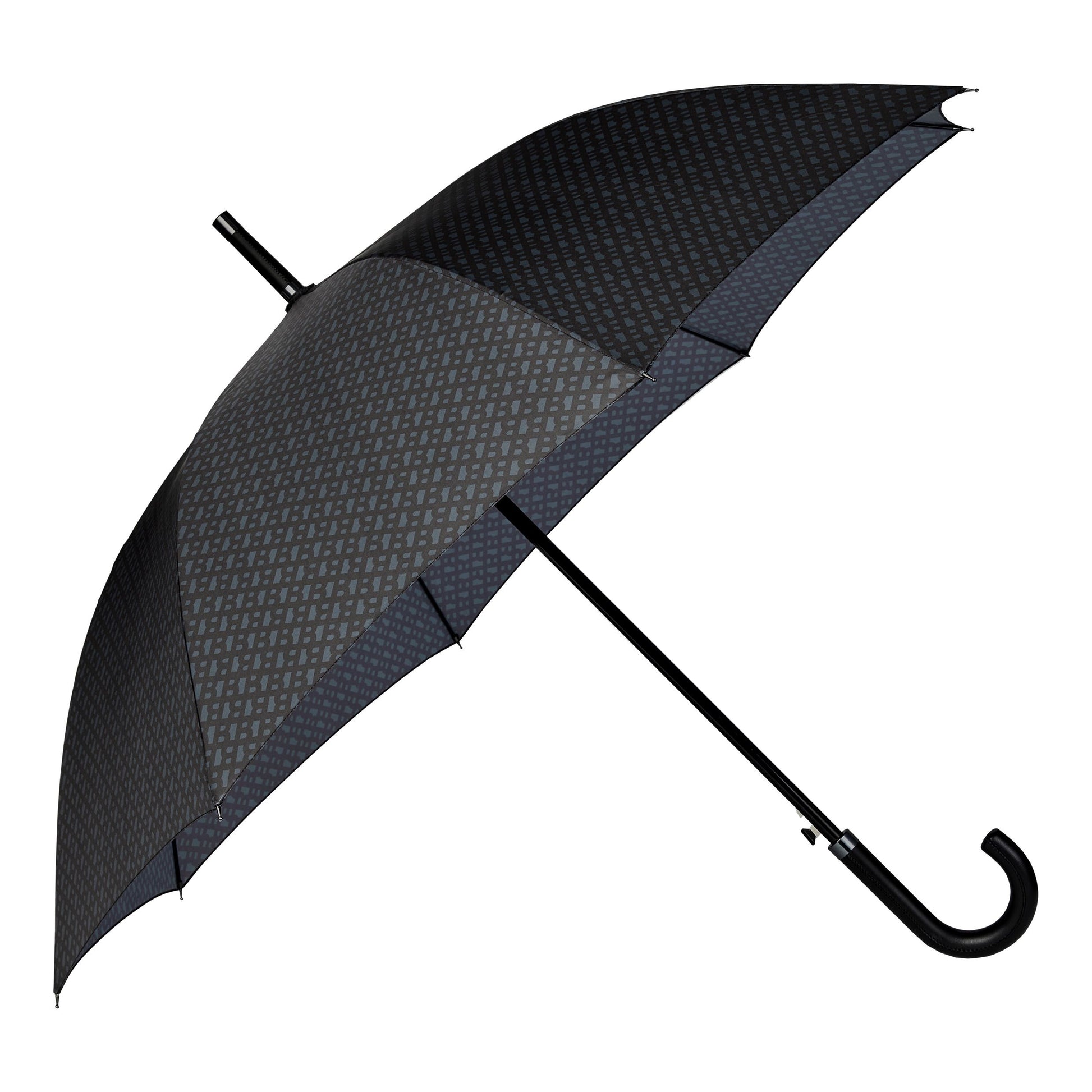 Hugo Boss Dark Grey Monogramme Umbrella