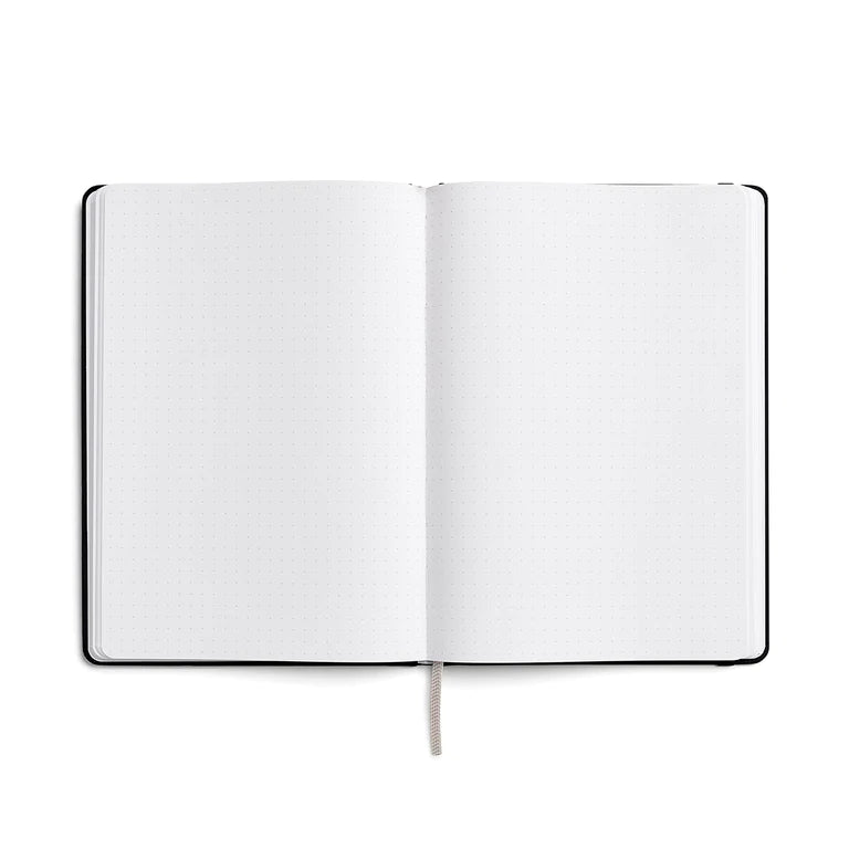 Hard Cover A5 Dot Notebook Black