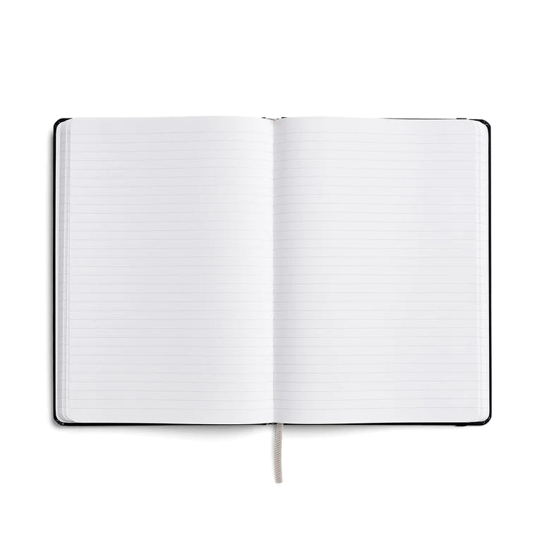 Hard Cover A5 Ruled Notebook Black
