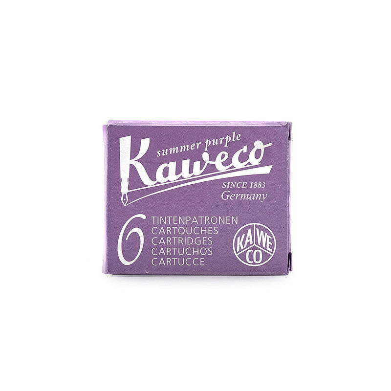 Fountain Pen Ink Cartridges - Pack of 6 - Summer Purple