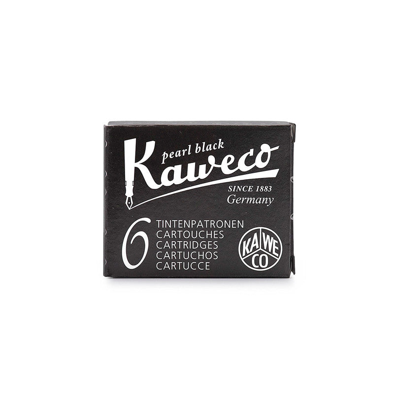 Fountain Pen Ink Cartridges - Pack of 6 - Black