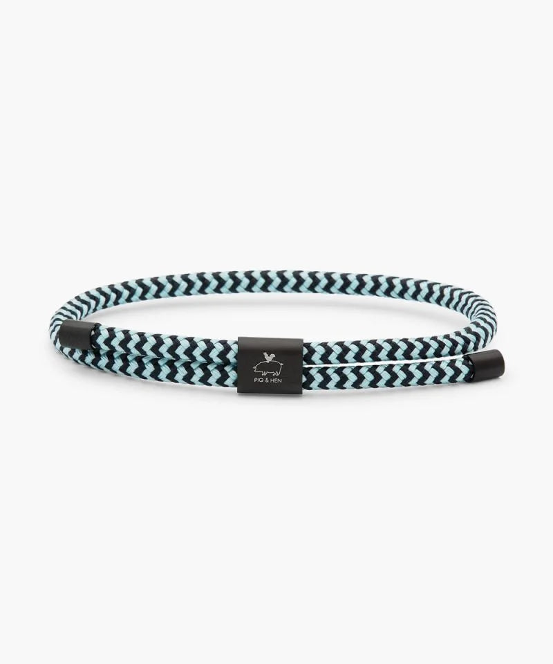 Bracelet Little Lewis 4mm Navy - Sky Blue | Black