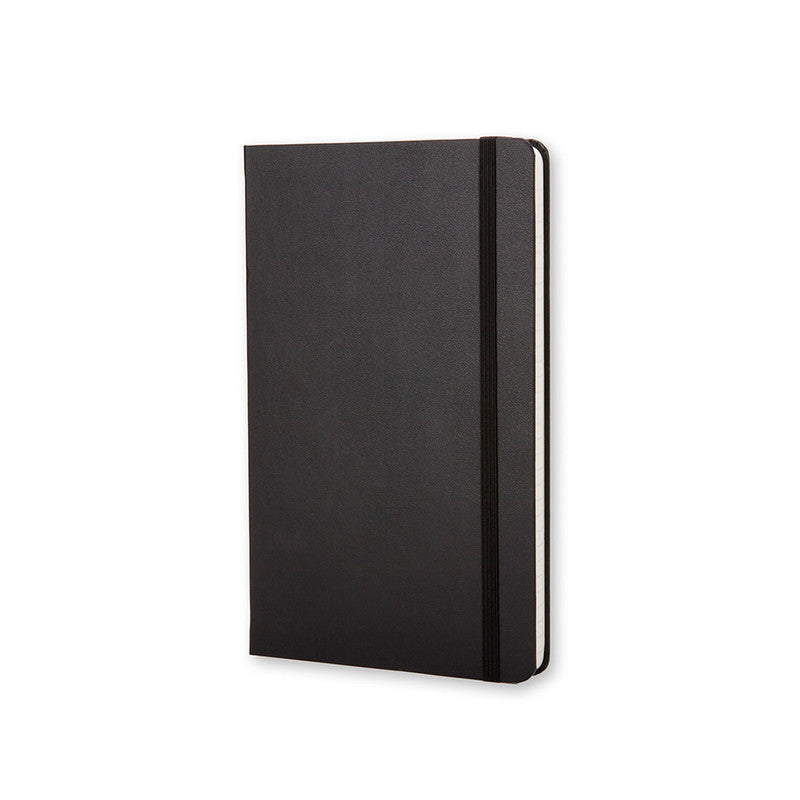 Classic Hard Cover Notebook - Ruled - Large - Black