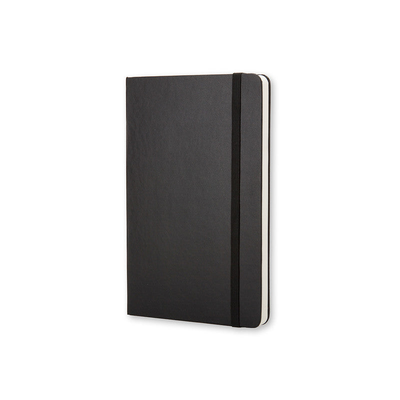 Classic Hard Cover Notebook - Plain - Large - Black