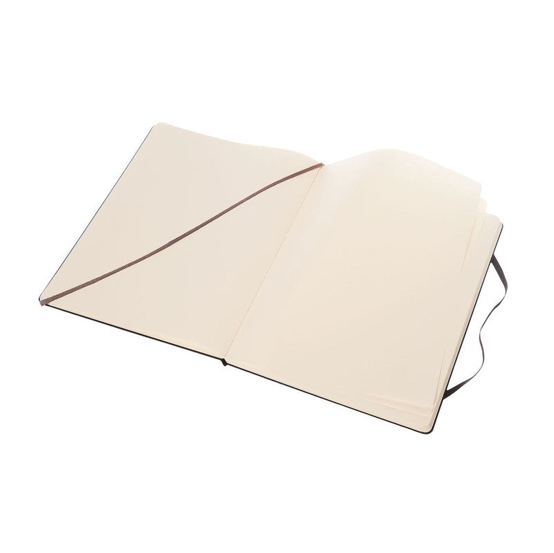 Classic Hard Cover Notebook - Plain - Extra Large - Black