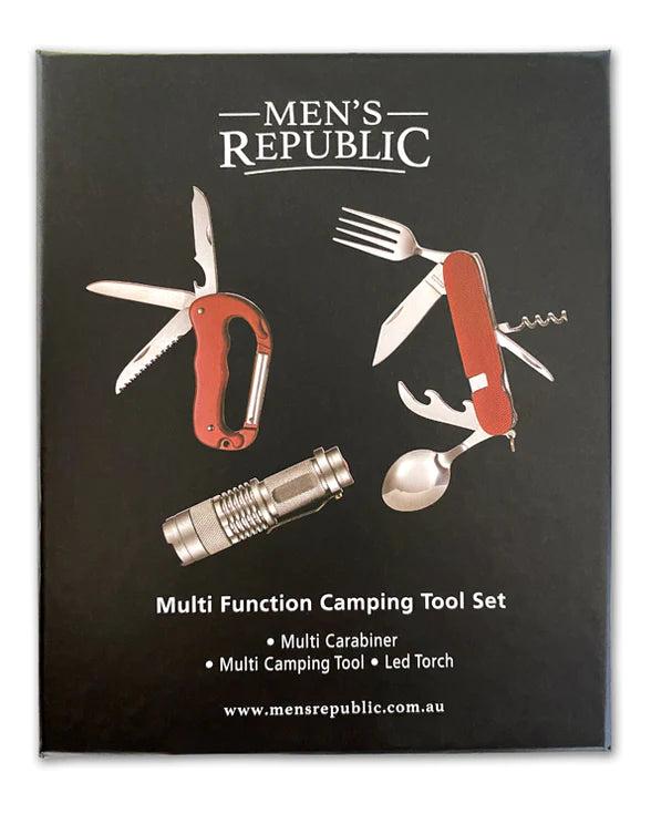 Men's Republic Camping Multifunction Tool Set and Torch