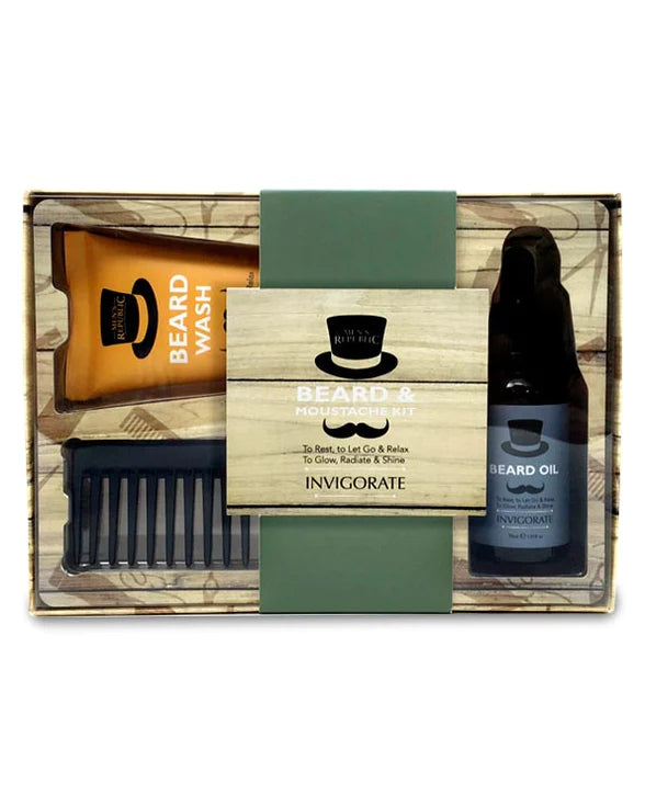 Moustache & Beard Grooming Kit