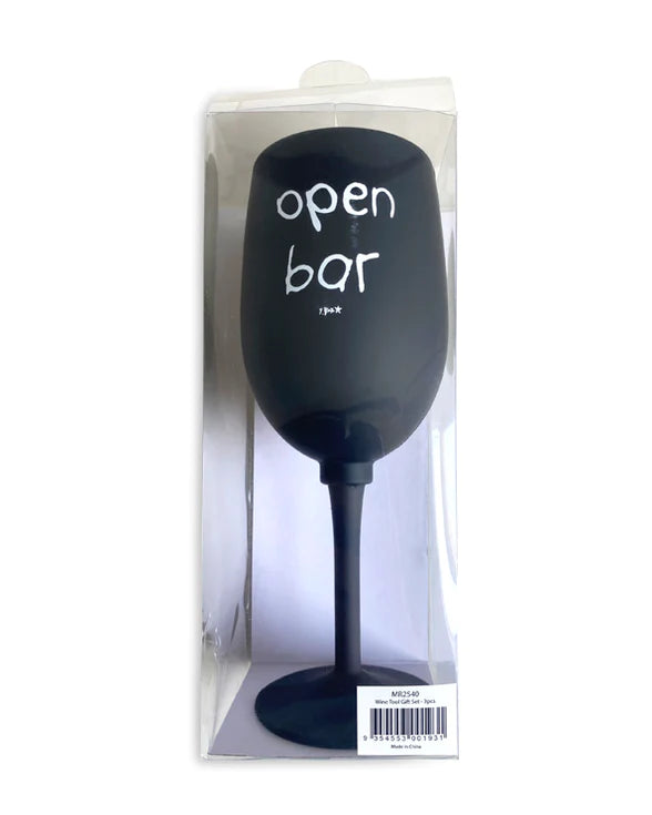 Men's Republic Wine Tool Gift Set - 3 pcs in Glass