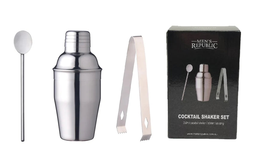 Men's Republic 3pc Cocktail and Bar Gift Set 