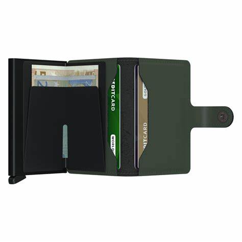 Miniwallet Matte - Green / Black