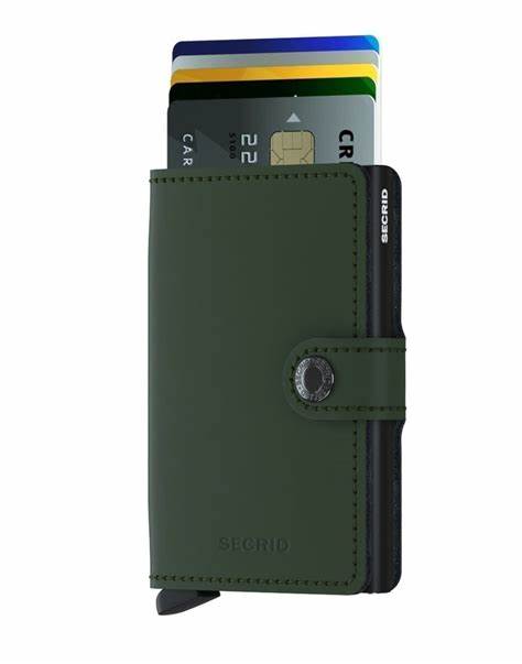 Miniwallet Matte - Green / Black
