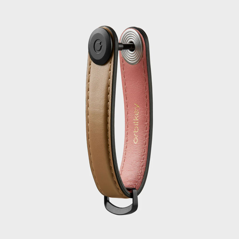 Orbitkey Key Organiser Leather - Cocoa Rose