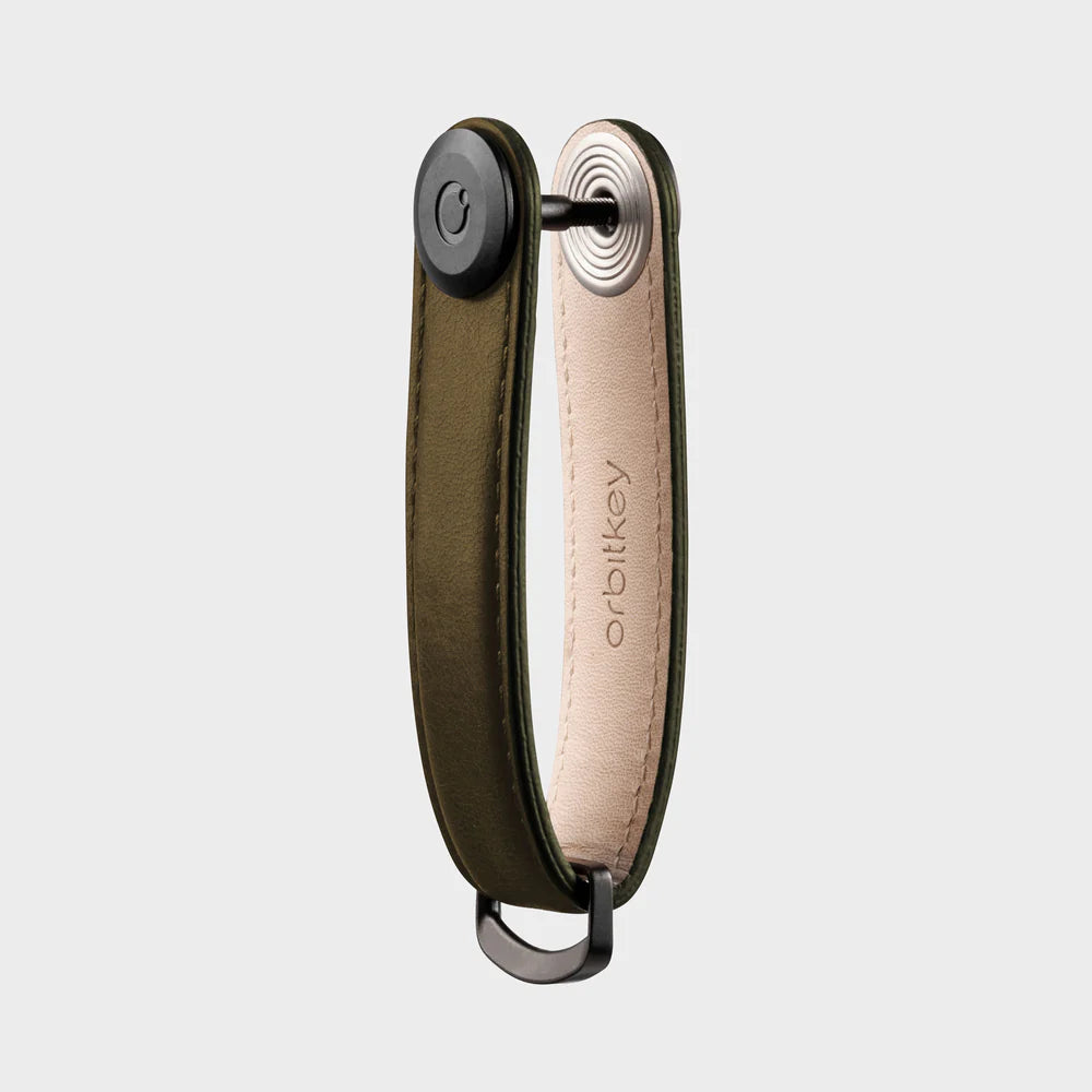 Key Organiser Leather - Olive