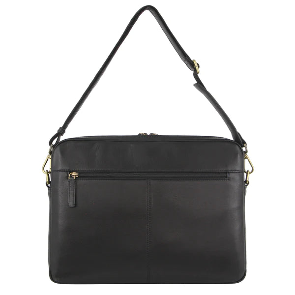 Pierre Cardin Professional Croc-Style Laptop Bag