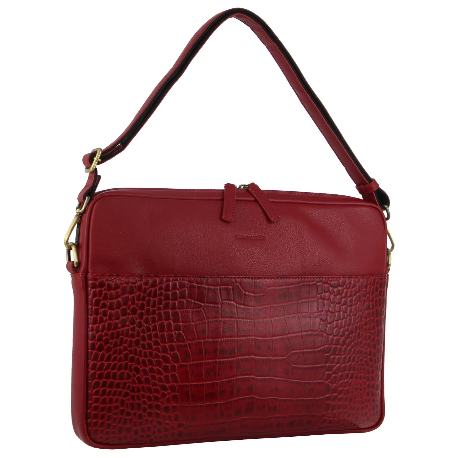 Pierre Cardin Professional Croc-Style Laptop Bag
