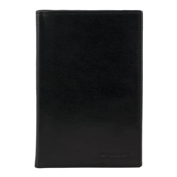 Pierre Cardin LEATHER TRAVEL WALLET Black