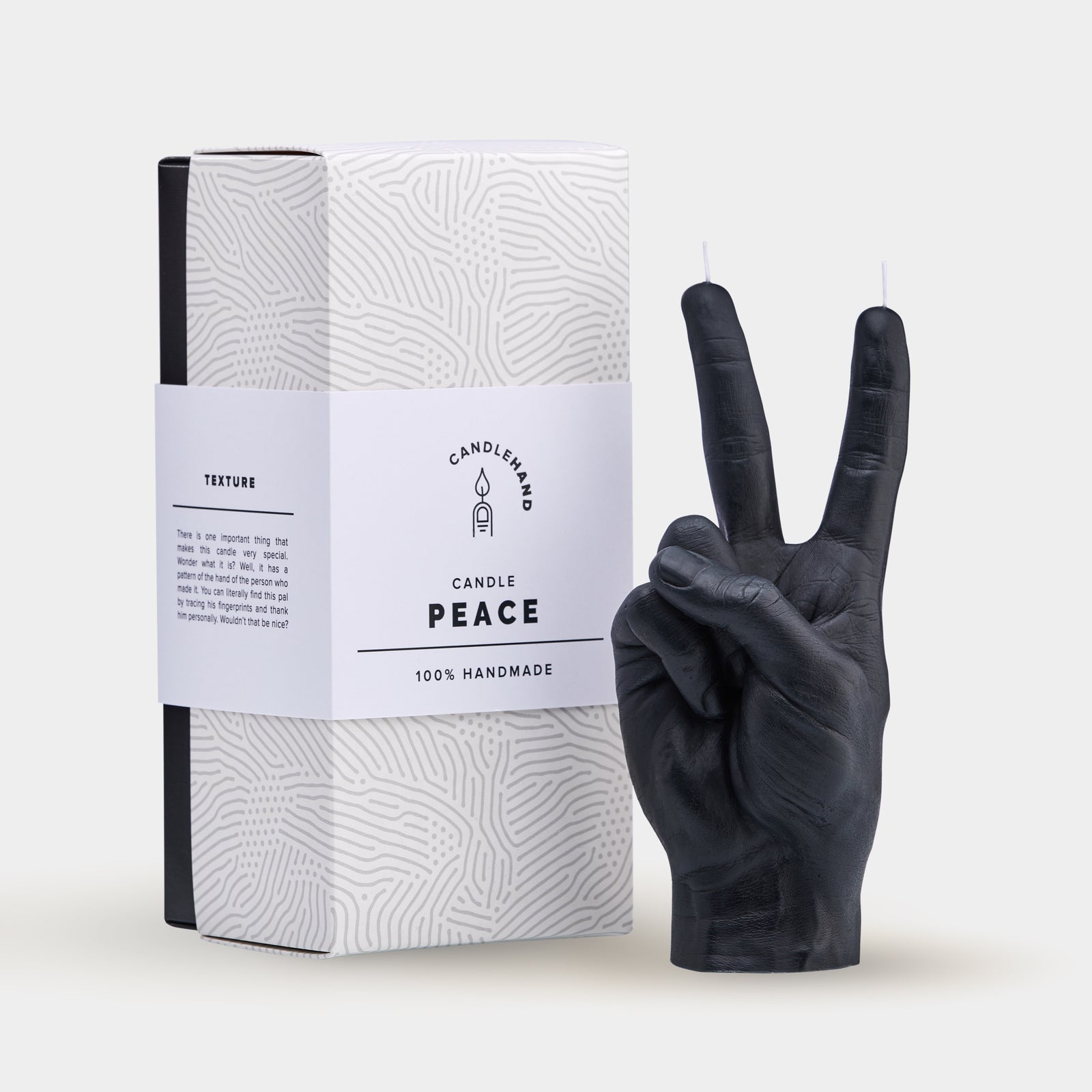 Peace candle hand