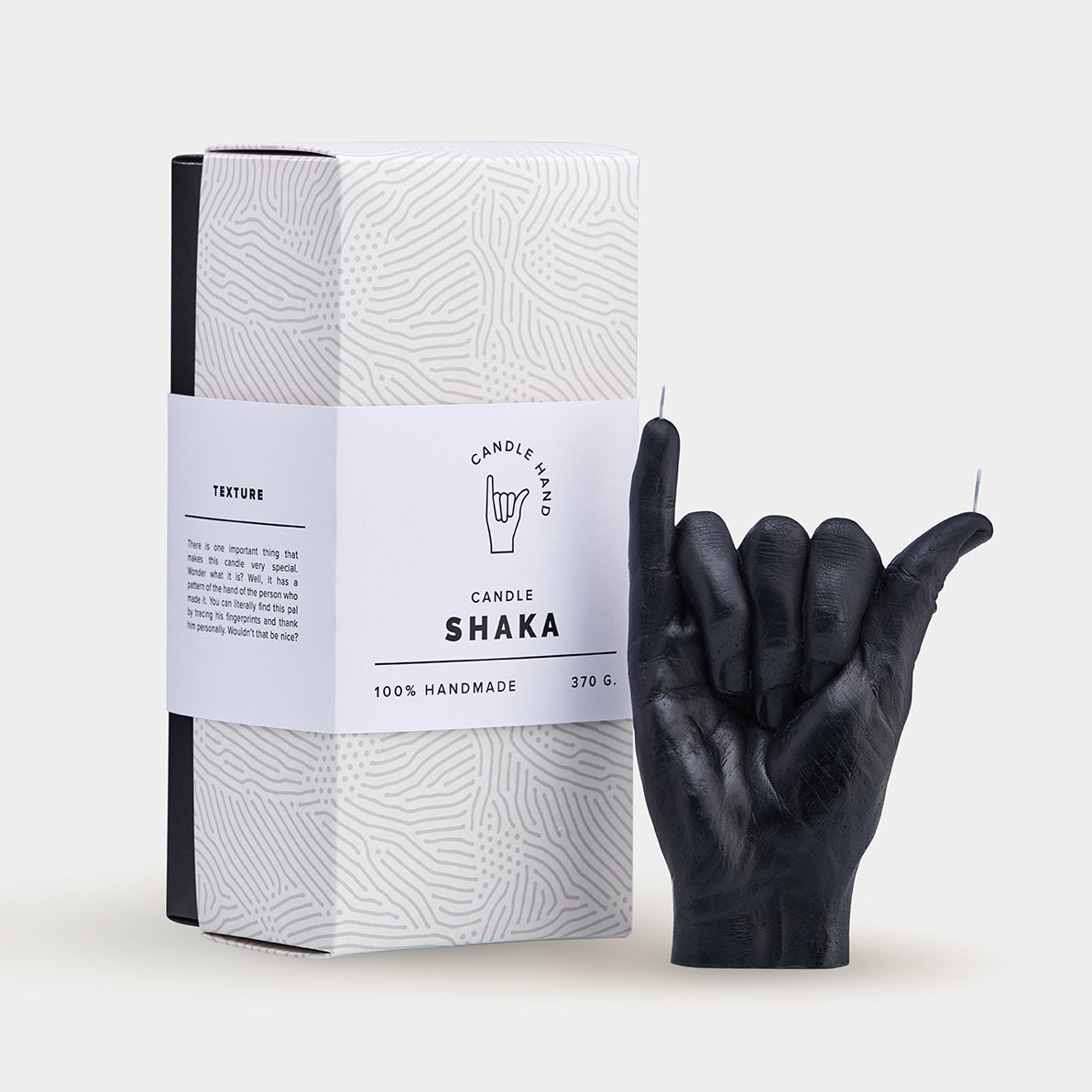 Shaka candle hand