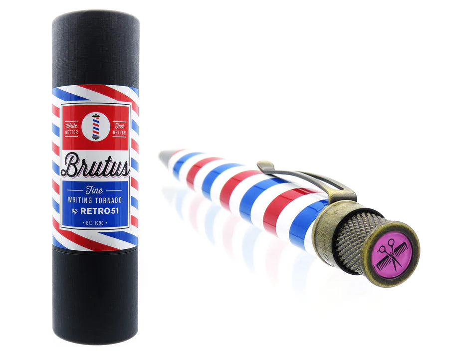 Tornado™ Vintage Metalsmith - "Brutus" (Barber) Rollerball