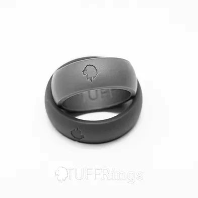 Tuff Rings Men's 'Bold' silicone ring