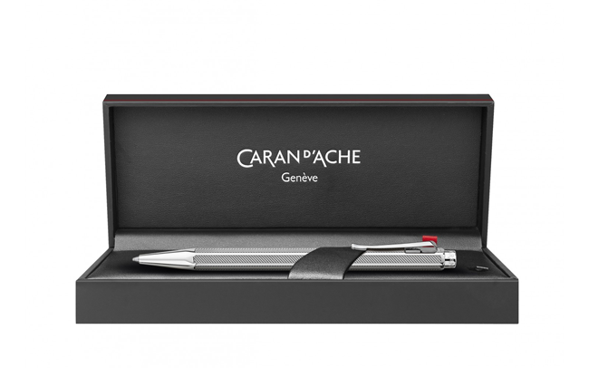 Ecridor Rhodium Maille Milanaise Ball Pen
