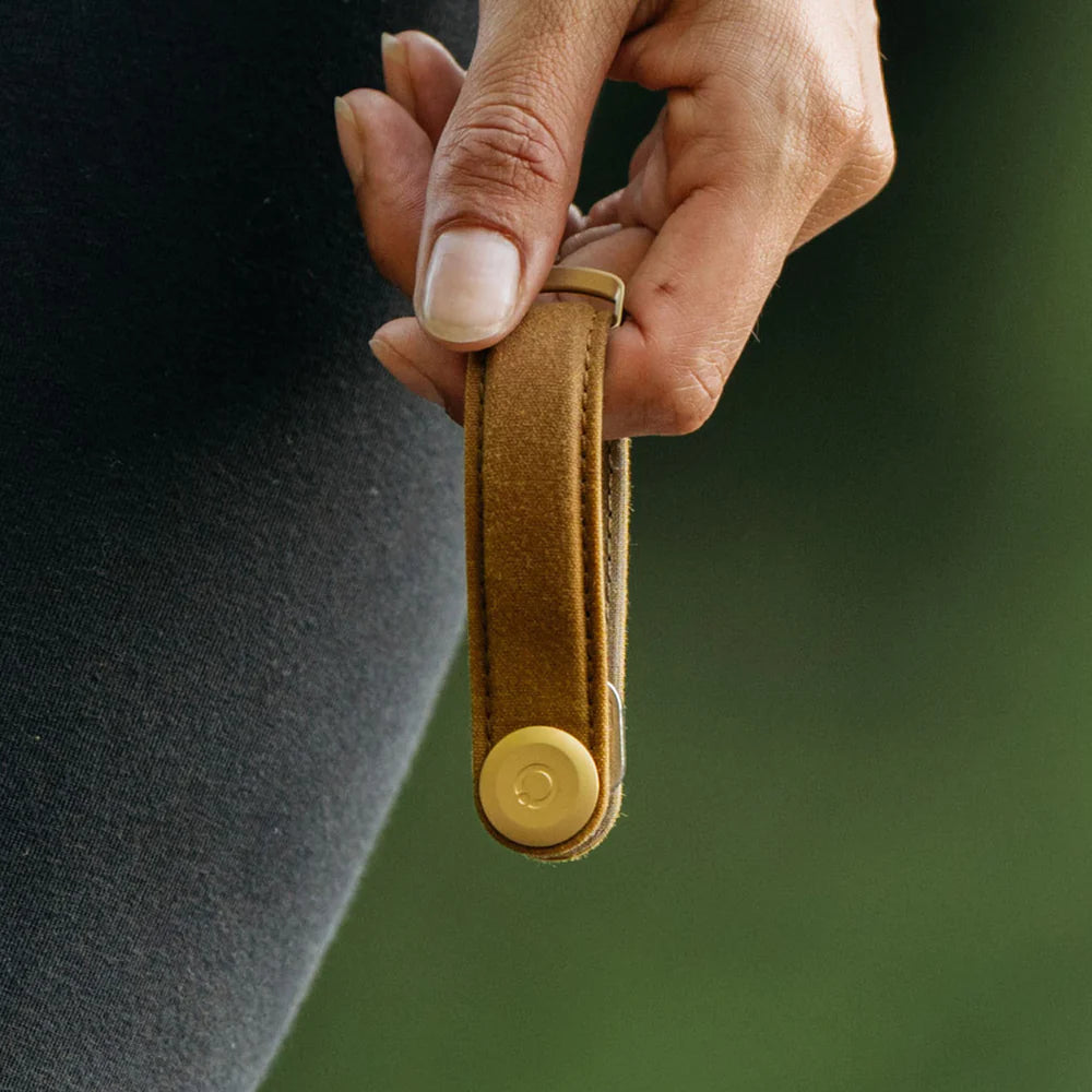 Key Organiser Waxed Canvas Golden Sand
