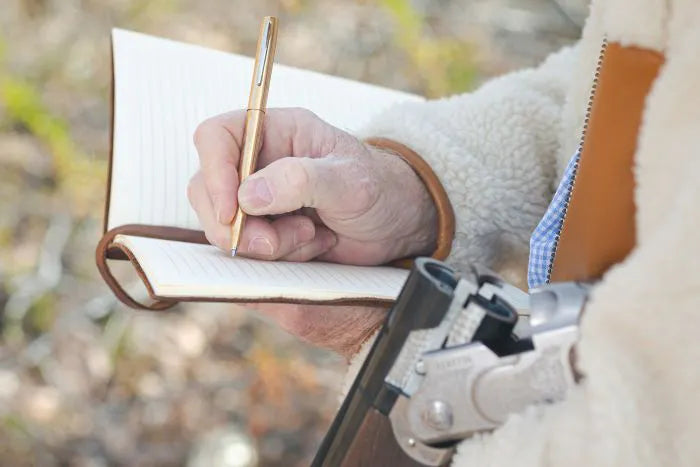 Fisher Antimicrobial Raw Brass Cap-o-Matic Space Pen