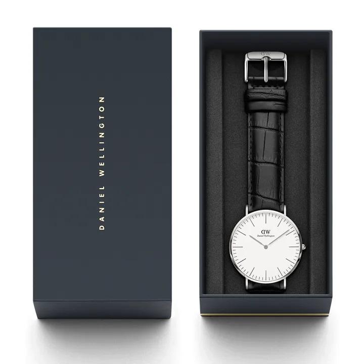 Daniel Wellington 32mm Classic Reading Silver Watch