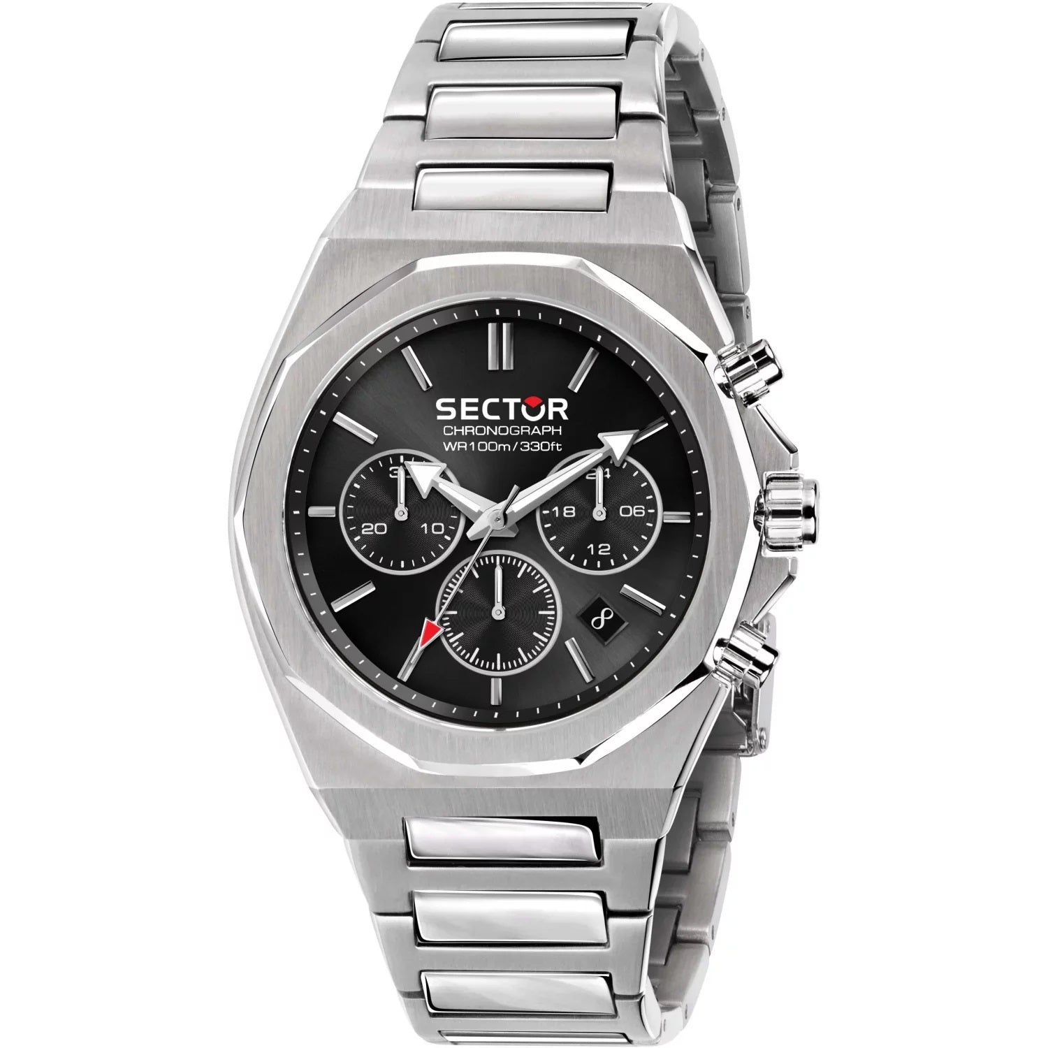 Black 960 Dial Silver Watch