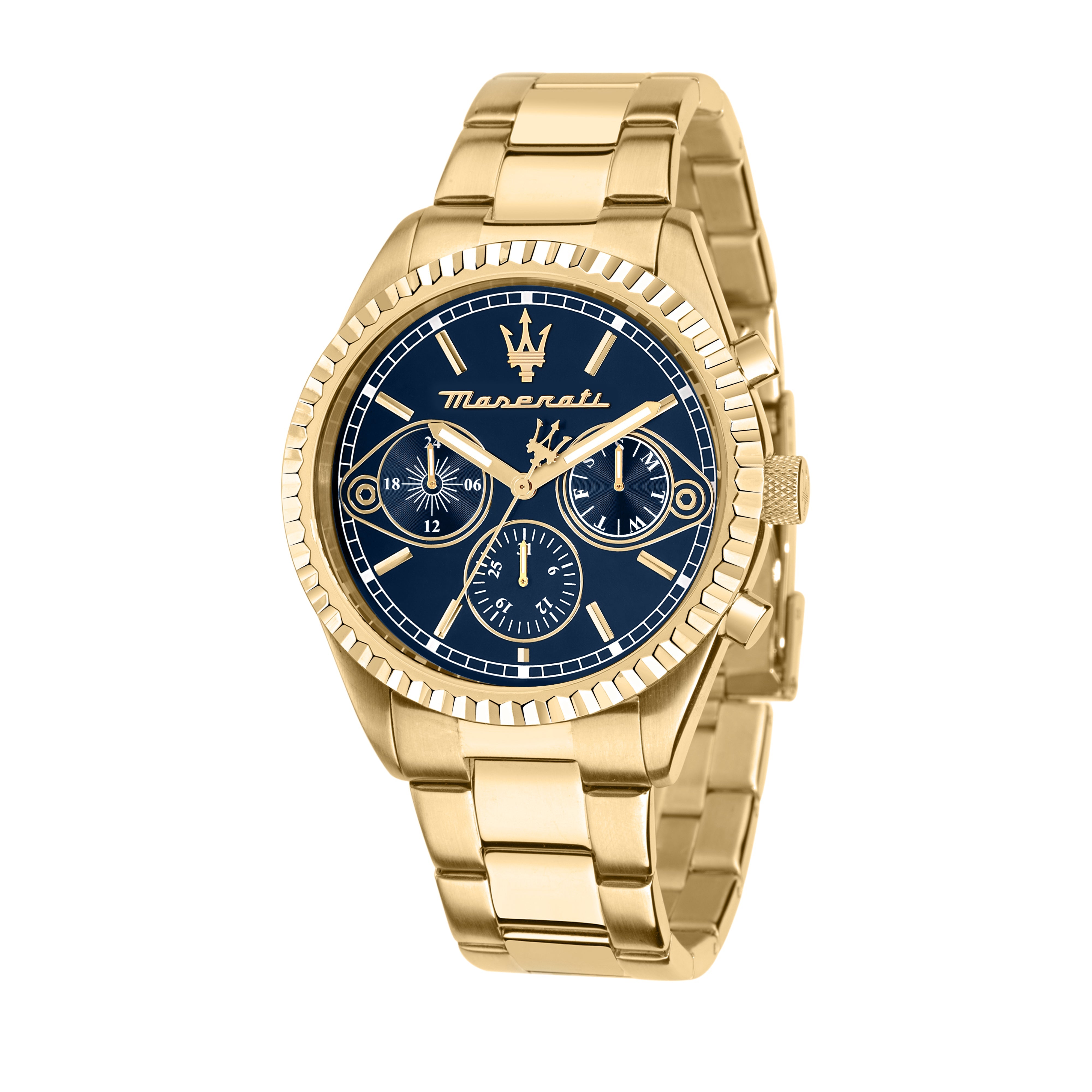 Competizione 43mm Multifunction Gold Chronograph