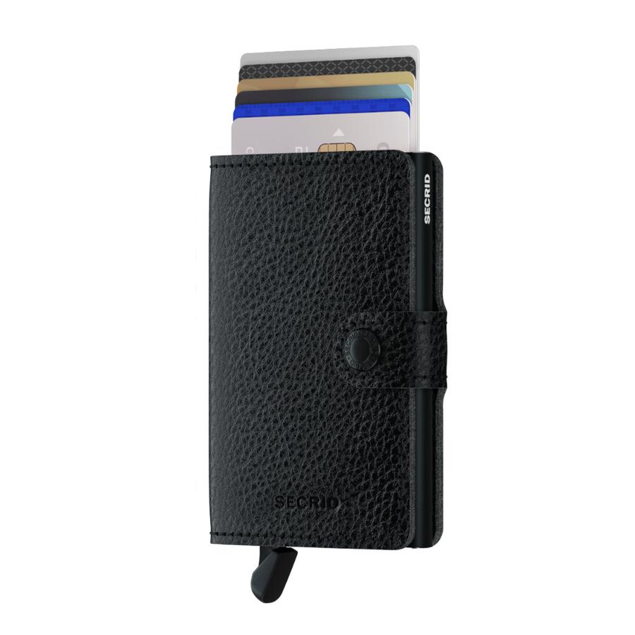 Miniwallet Veg Tanned - Black & Black