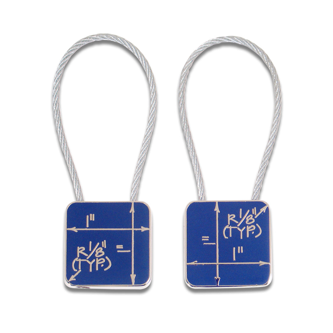 Key Ring BLUEPRINT (2 different sides) Constantin Boym