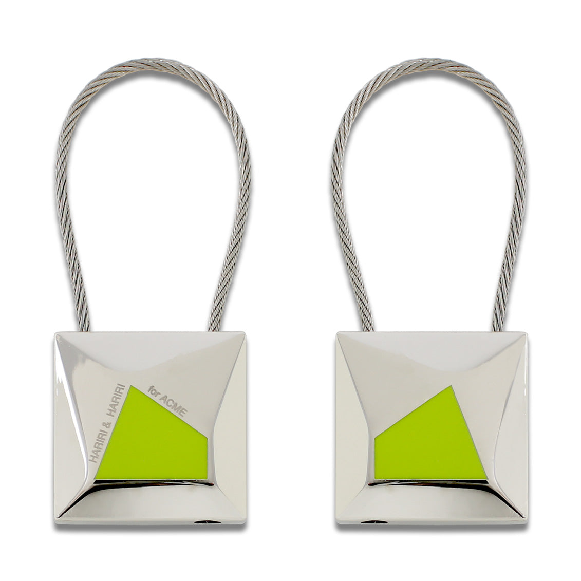 Key Ring CRYSTALLINE (2 different sides) Hariri & Hariri