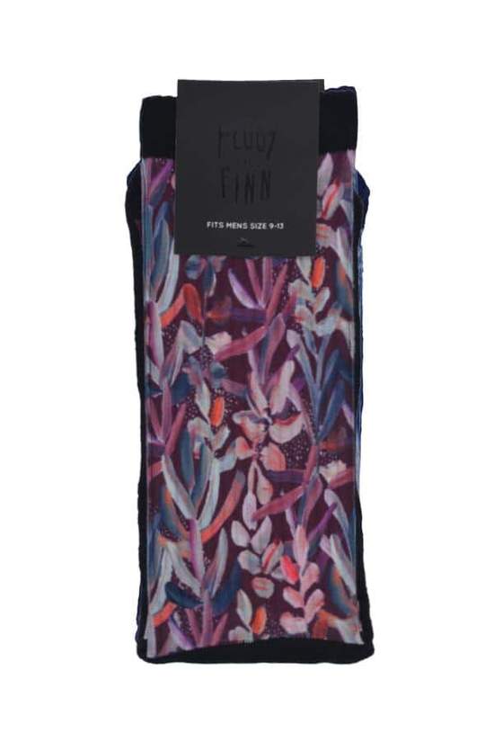 Socks - Protea Burgundy
