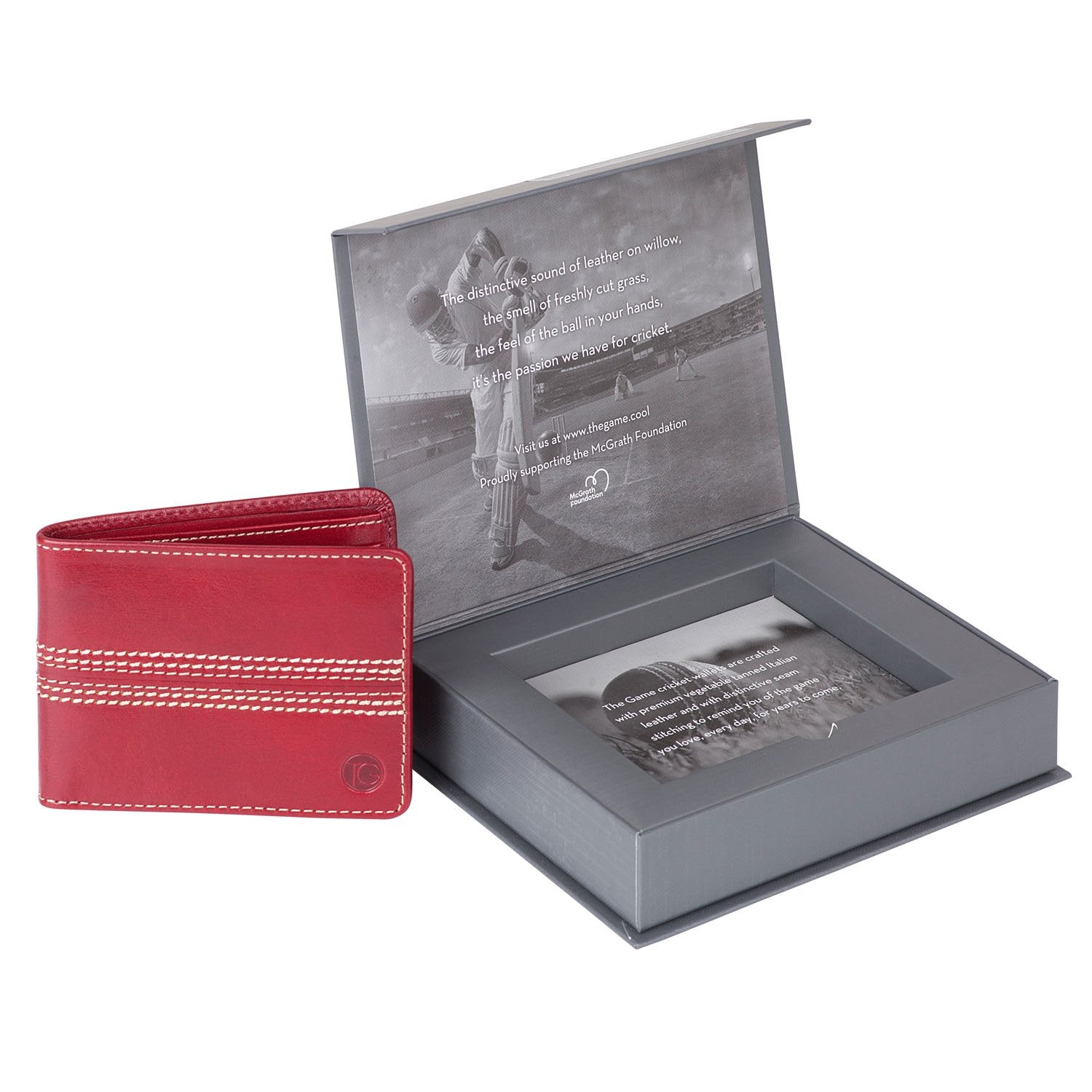 The Opener Bi-Fold Wallet - Cherry